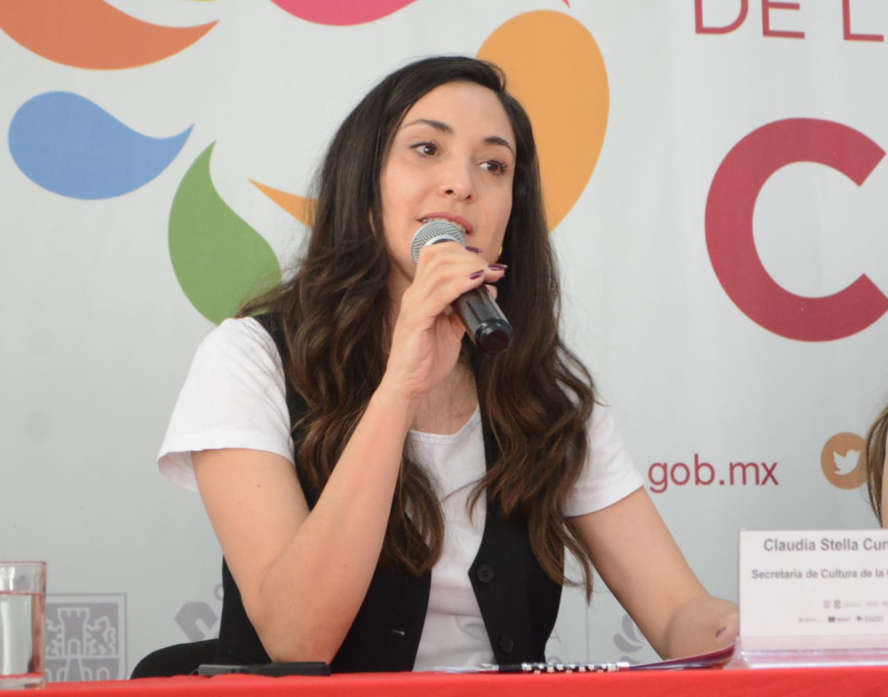 Foto de la Secretaria de Cultura de la CDMX, Claudia Curiel de Icaza