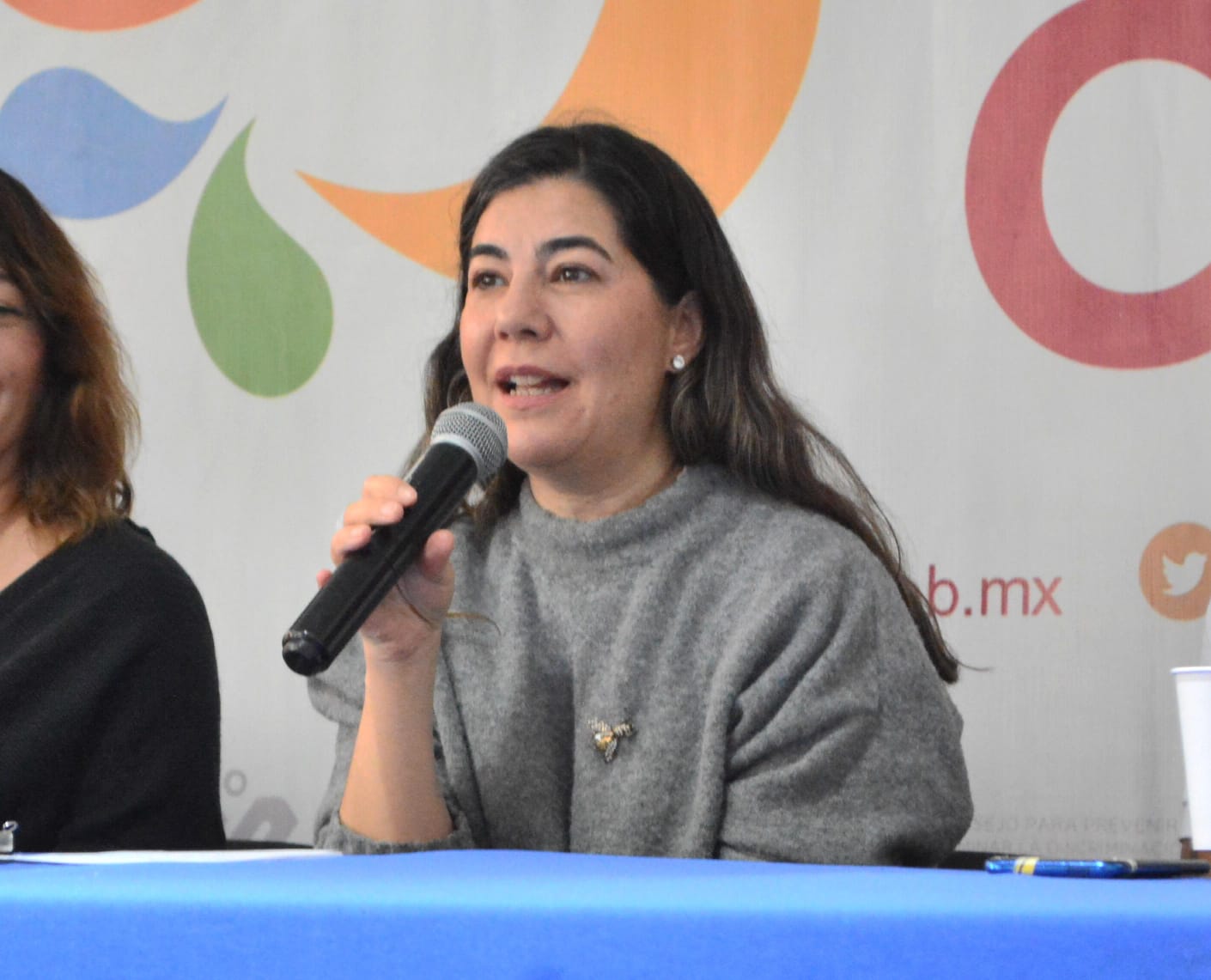 Foto de la titular del Copred, Geraldina Gonzáles de la Vega.