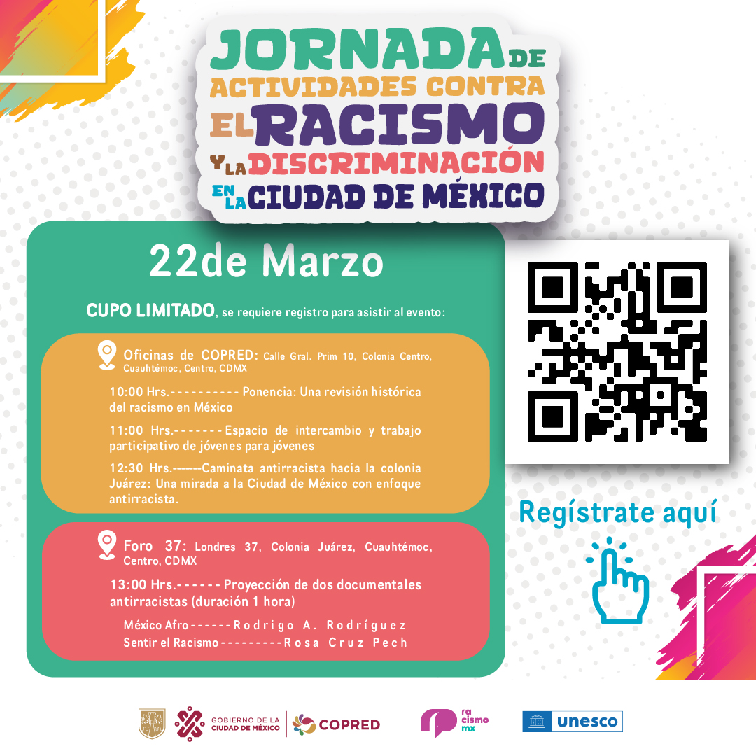 Banner con las actividades del día 22 de las jornadas.