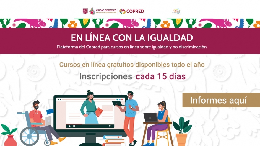 Convocatoria de cursos en línea